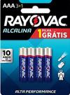 Pilha palito AAA Alcalina com 4 Rayovac Pilha palito AAA Alcalina com 4 Rayovac
