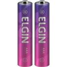 Pilha Palito AAA Recarregável 900mAh Embalagem com 2 Peças - 91200 - ELGIN