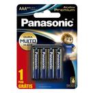 Pilha palito panasonic alcalina aaa c4
