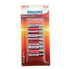 Pilha philips alcalina aaa 1,5v cart/16