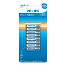 Pilha Philips Alcalina AAA LR03 - Embalagem com 16 Unidades