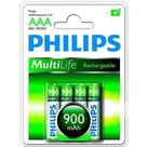 Pilha philips recarregavel aaa 1.2v 900mah original com 4 - Represent