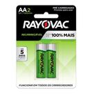 Pilha Rayovac Recarregavel Aa Pequena - Embalagem c/ 2 unidades Pilha Rayovac Recarregavel Aa Pequena - Embalagem c/ 2 unidades