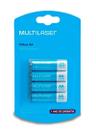 Pilha Recarregável 4-AA 2500MAH - CB052 MULTILASER
