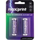 Pilha Recarregável AA 1,2V 2500MAH Maxprint (blister com 2 Unidades)