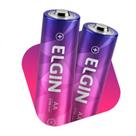 Pilha recarregável AA 2.700 mAh com 2 unidades Pilha recarregável AA 2.700 mAh com 2 unidades