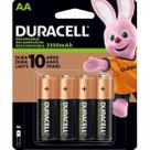 Pilha Recarregável Aa 2500-Mah (Cartela C/4 Pilhas) Duracell