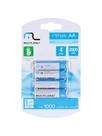 Pilha Recarregável Aa 2500mah C/ 4