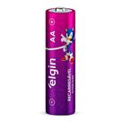 Pilha Recarregável Aa Elgin 2700mah Cartela Com 02 Unidades