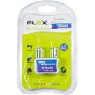Pilha Recarregável AAA 1.2V 1100mAh (C/2 Pilhas) Flex