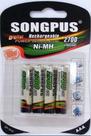 Pilha Recarregável Aaa 2700 Mah Songpus Blister C/4