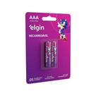 Pilha Recarregável Aaa Palito - 1.000mah Blister Com 2 Unidades