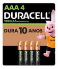 Pilha Recarregável Aaa Palito 900mah Duracell 4 Unidades Pilha Recarregável Aaa Palito 900mah Duracell 4 Unidades