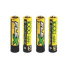 Pilha Recarregavel FLEX AAA com 4 Pilhas 1000 MAH