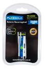 Pilha recarregável Flex Bateria 18650 3.7v 2600 mAh Lanterna Tatica