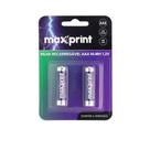 Pilha recarregavel maxprint aaa 1,2v - bt c/2