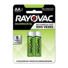 Pilha Recarregavel Rayovac Aa Com 2 Unidades Pilha Recarregavel Rayovac Aa Com 2 Unidades