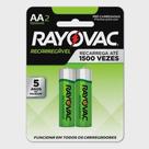 Pilha Recarregável Rayovac AA NiMH 2 unidades Pilha Recarregável Rayovac AA NiMH 2 unidades