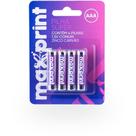 Pilha Zinco MAX AA 1,5V 280MAH Blister com 4 Unidades