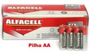 Pilhas 2a Comum Pequena Aa Caixa 60 Unid Original Alfacell