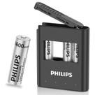 Pilhas AA recarregáveis Philips para controles remotos e rádios