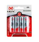 Pilhas AA Recarregável Mox 2600 mah Original Para Controle de Xbox Filmadoras Câmeras e Outros Aparelhos Eletrônicos