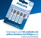 Pilhas alcalinas aa blister com 4 unidades lr6p4b/59 - PHILIPS