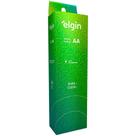 Pilhas alcalinas aa caixa com 24 elgin