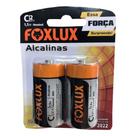Pilhas Foxlux Média Lr14 Alcalina C2 2 Unidades