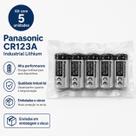 Pilhas Panasonic Cr Cr123a Cilíndrica - 5 Unidades Pilhas Panasonic Cr Cr123a Cilíndrica - 5 Unidades