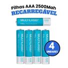 Pilhas Recarregável Cb050 Multilaser C4 Pilhas 1000 Mah Aaa Pilhas Recarregável Cb050 Multilaser C4 Pilhas 1000 Mah Aaa