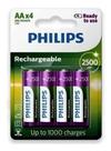 Pilhas Recarregável Philips AA Original C/ 4 Un