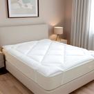 Pillow Top Aquarela Queen Micropercal 200 Fios 100% Poliéster - Branco Pillow Top Aquarela Queen Micropercal 200 Fios 100% Poliéster - Branco