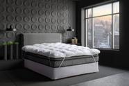 Pillow Top Casal Plumasul Fibra Siliconada em Flocos 233 fios