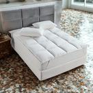 Pillow Top CloudRest 400 Fios Solteiro Casal Queen King Protetor de Colchão Extra Macio