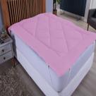 Pillow Top Extra Macio Para Colchão Casal Padrão de 1,38 x 1,88 até 0,50cm de altura. COR ROSA