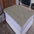 Pillow Top Extra Macio Para Colchão Queen 1,58mx1,98mx0,05. COR BEGE