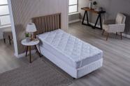 Pillow top infantil 1,88m x 0,78m dupla face 100% algodão enchimento de fibra siliconizada