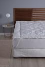 Pillow top linha premium cama solteiro antialergico 100% algodão