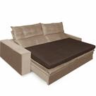 Pillow Top para Sofá Home&Cia 10cm 1200g/m² 180x90cm Marrom