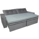 Pillow Top Para Sofá Reclinável 10cm 220x100cm Cinza