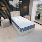 Pillow Top Protetor De Colchão 400 Fios Soft Premium Queen Cor Branco
