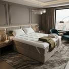Pillow Top Queen Super Volumosa 600 gramas por metro quadrado de Fibra Siliconizada Harmony I Pex
