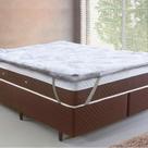 Pillow Top Queen Toque de Pluma Branco Tessi