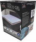 Pillow Top Topper Viscogel Fa Colchões Macio Nasa Solteirão 97x203x4cm