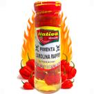 Pimenta Carolina Reaper em Conserva Inteira 120g Nativa Pimenta Carolina Reaper em Conserva Inteira 120g Nativa