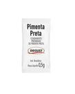 Pimenta preta em pó degust sachê 0,5g c/ 50 unidades Pimenta preta em pó degust sachê 0,5g c/ 50 unidades