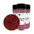 Pimenta Rosa em Grãos 100% Natural Alta Qualidade Pote com Dosador Kit 3 30g