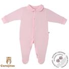 Pimpão gola bebê com Grelot em Algodão Egípcio - Rosa Claro - Corujitos Pimpão gola bebê com Grelot em Algodão Egípcio - Rosa Claro - Corujitos