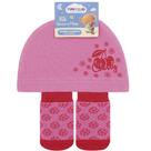 Pimpolho Kit Touca e Meia Rosa